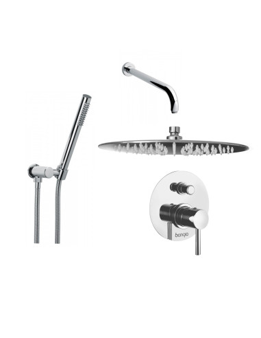 Set Doccia Acciaio Inox 4 Pz Rotondo | Bongio Set Doccia