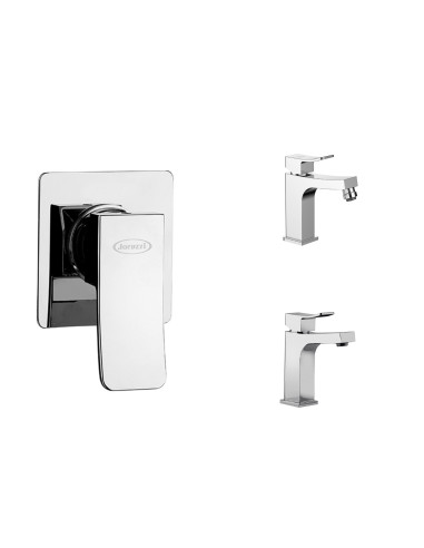 Set Miscelatore Lavabo - Bidet - Incasso Doccia | Jacuzzi Rubinetteria Tank Set Rubinetteria Bagno