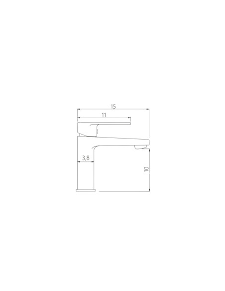 Miscelatore Lavabo Cromo con Scarico Click Clack Incluso | Broadway Rubinetteria Lavabo Bagno