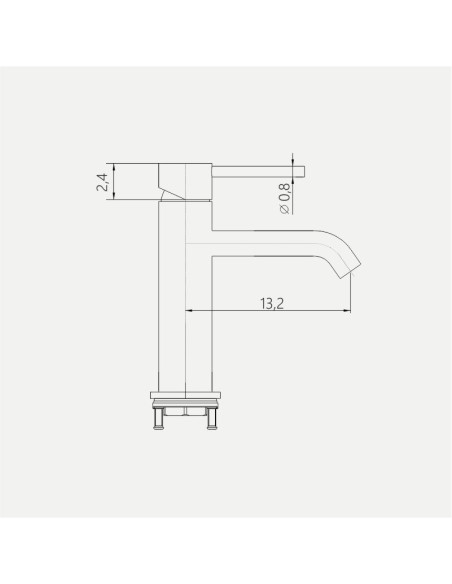 Miscelatore Lavabo Cromo con Scarico Click Clack Incluso | Orta Rubinetteria Lavabo Bagno
