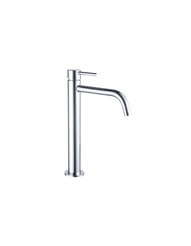 Miscelatore Lavabo Alto Cromo con Scarico Click Clack Incluso | Orta Rubinetteria Lavabo Bagno