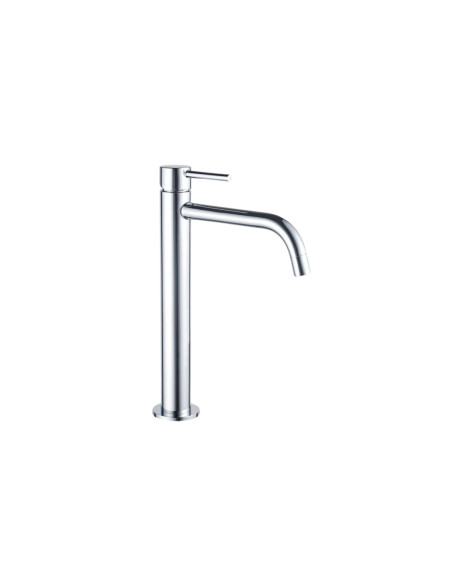 Miscelatore Lavabo Alto Cromo con Scarico Click Clack Incluso | Orta Rubinetteria Lavabo Bagno