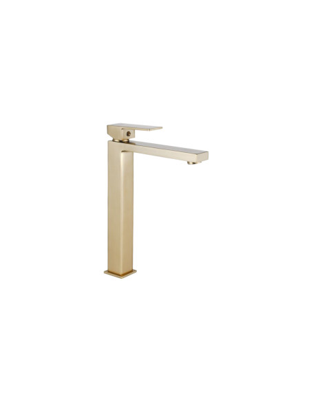 Miscelatore Lavabo Alto Oro Spazzolato | Iseo Rubinetteria Lavabo Bagno