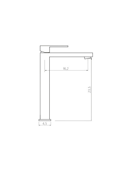 Miscelatore Lavabo Alto Oro Spazzolato | Iseo Rubinetteria Lavabo Bagno