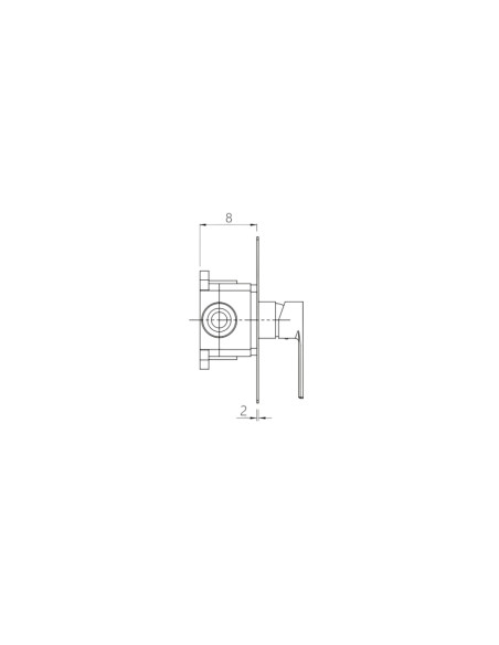 Miscelatore Doccia Incasso Monocomando | Broadway Miscelatore Doccia