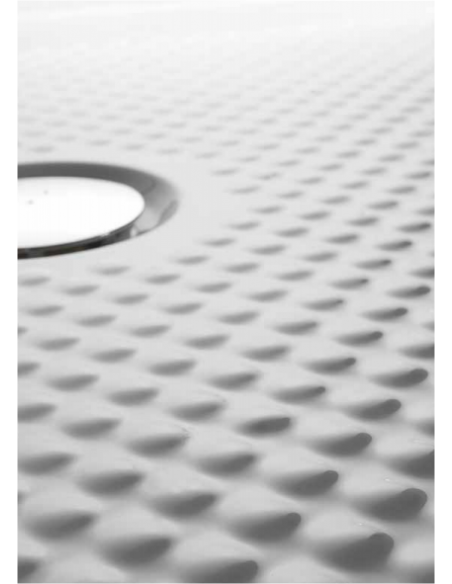 Piatto Doccia 80x120 Ceramica Antiscivolo Bianco Lucido H 6,5 cm | Globo Docciaviva Piatti Doccia Rettangolari