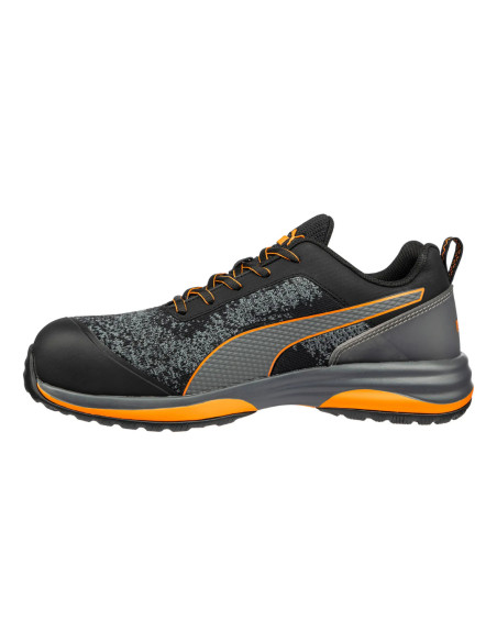 Scarpa Antinfortunistica S1P ESD Nero Arancio | Puma Safety Charge Low Scarpe da Lavoro