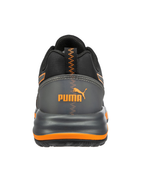 Scarpa Antinfortunistica S1P ESD Nero Arancio | Puma Safety Charge Low Scarpe da Lavoro