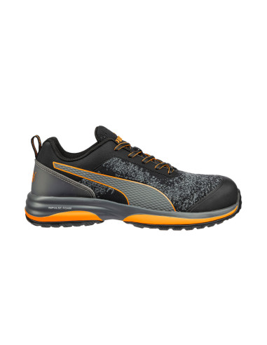 Scarpa Antinfortunistica S1P ESD Nero Arancio | Puma Safety Charge Low Scarpe da Lavoro