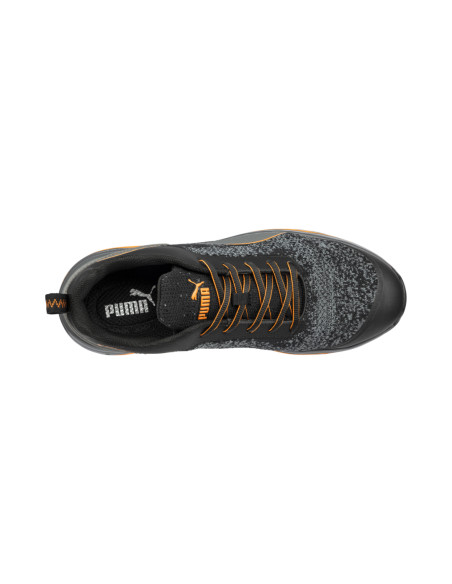 Scarpa Antinfortunistica S1P ESD Nero Arancio | Puma Safety Charge Low Scarpe da Lavoro