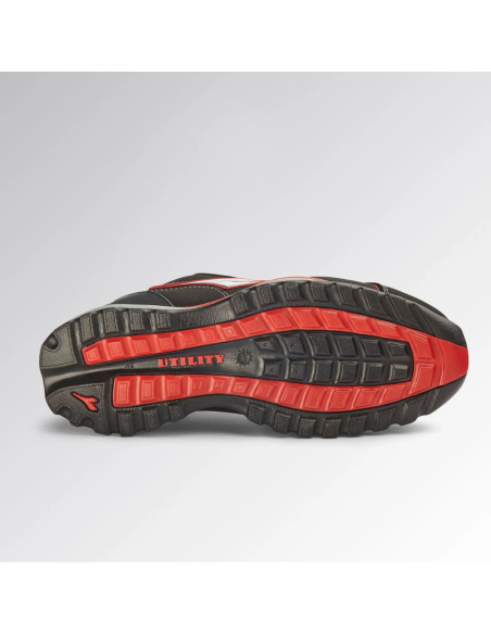 Scarpa Antinfortunistica S3S Nero/Rosso | Diadora Glove Low Ducati Monster Scarpe da Lavoro