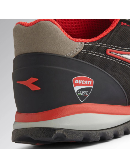 Scarpa Antinfortunistica S3S Nero/Rosso | Diadora Glove Low Ducati Monster Scarpe da Lavoro