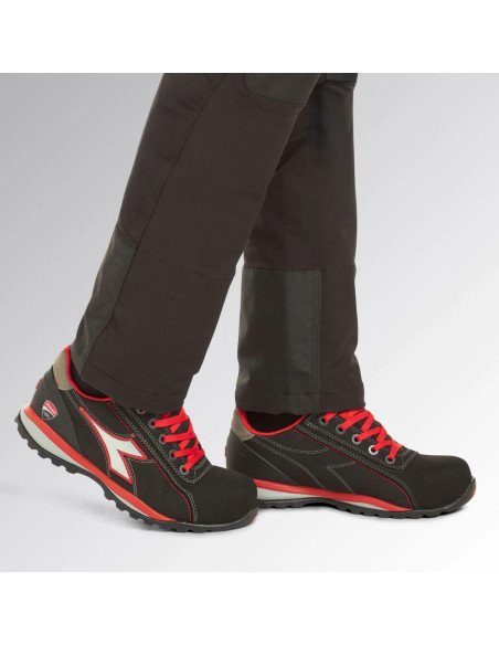 Scarpa Antinfortunistica S3S Nero/Rosso | Diadora Glove Low Ducati Monster Scarpe da Lavoro