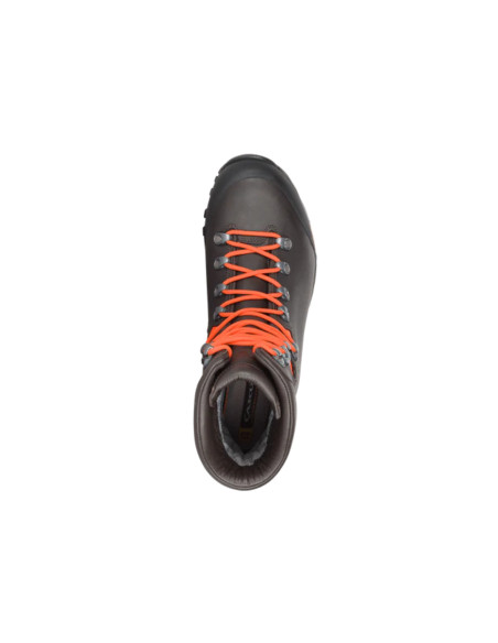Scarponi da Caccia Impermeabili con Suola Vibram Marrone-Arancio Fluo | Aku Riserva Hi 200 Gtx Scarpe da Trekking