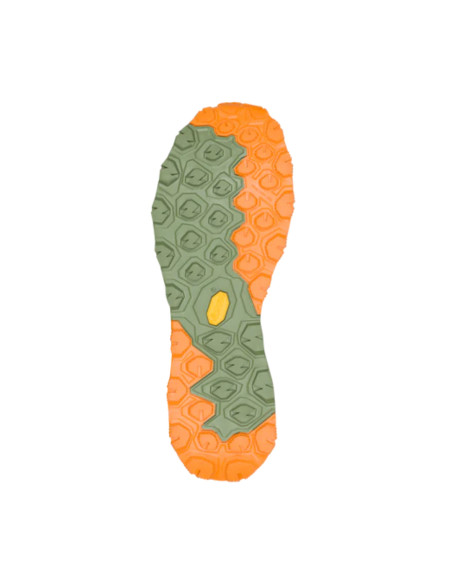 Scarponi da Trekking Impermeabili con Suola Vibram Verde Militare-Arancio | Aku Flyrock Mid Scarpe da Trekking