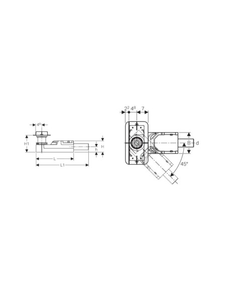 Kit di Montaggio Grezzo per Canaline Doccia Ø40 mm Regolabile 65–90 mm | Geberit CleanLine Canaline