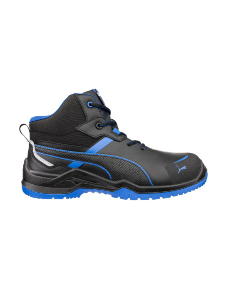 Scarpa Antinfortunistica S3S ESD SRC Nero/Blu | Puma Safety Krypton Scarpe da Lavoro