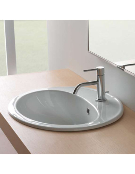 Lavabo Semi Incasso | Globo Minori 56.48 Incasso