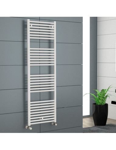 Termoarredo Idraulico Bianco 140x55 Interasse 50 cm | Cordivari Lisa 22 Termoarredo