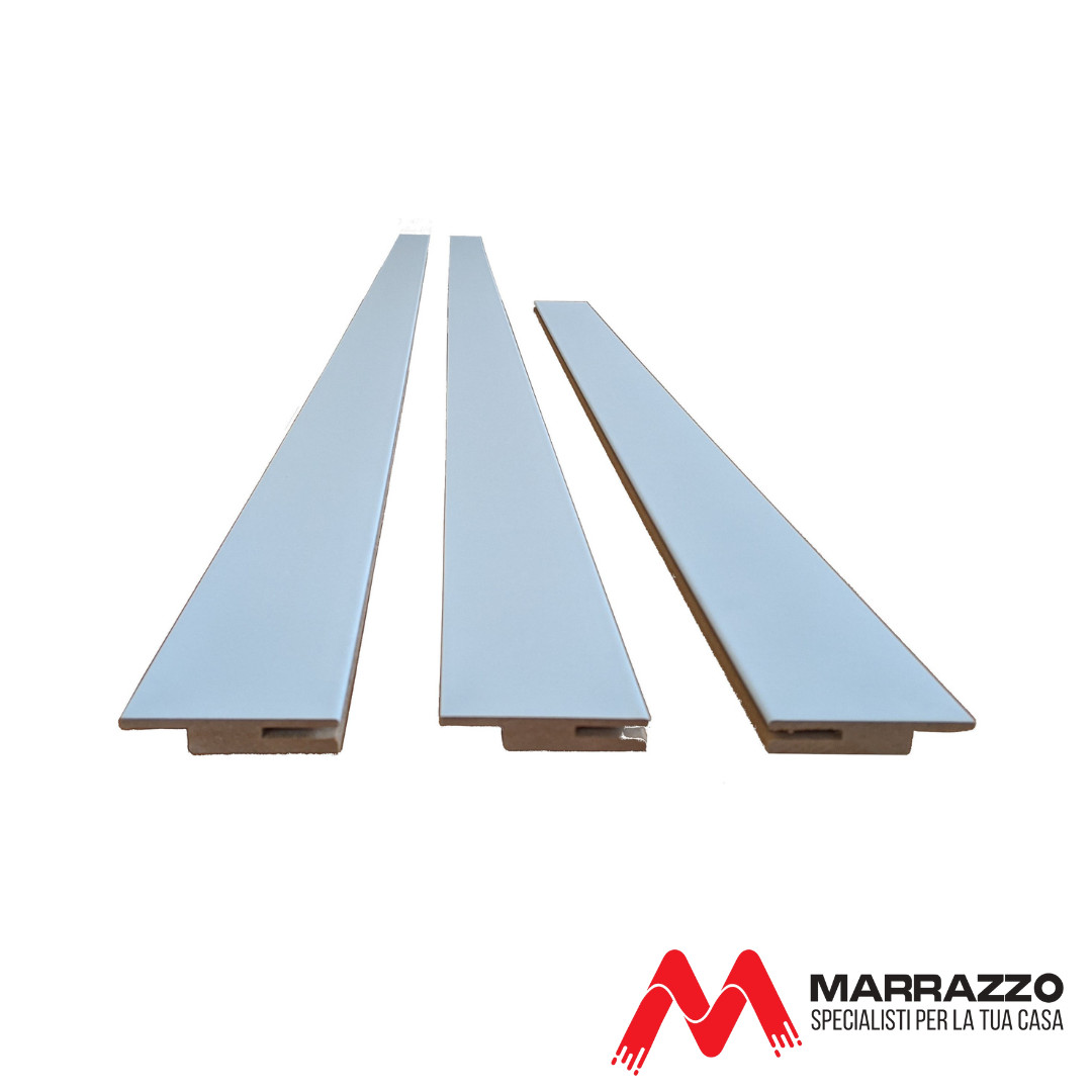 Kit di Compensazione Bianco Liscio 220 x 3 cm Spessore 12 mm