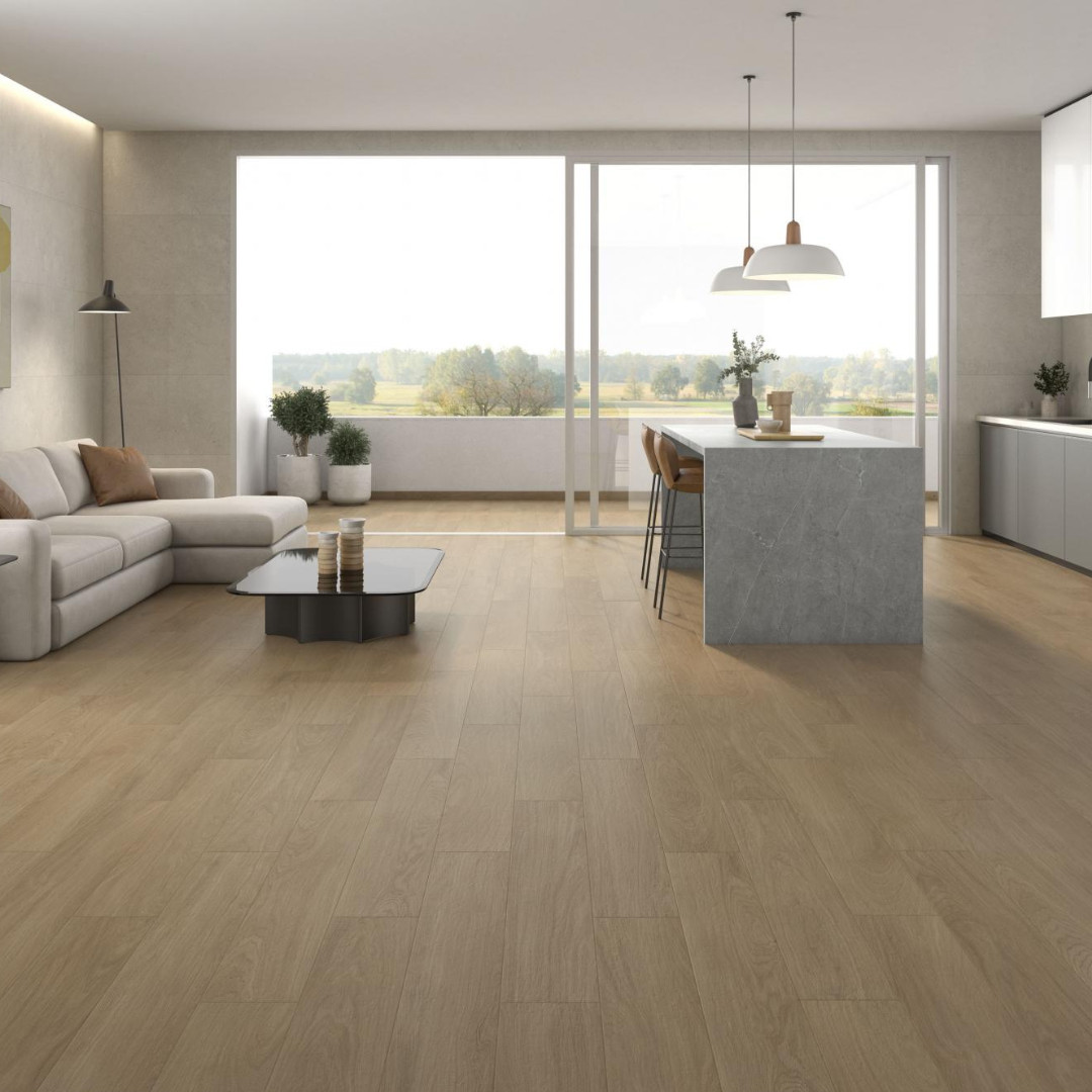 Pavimento Gres Porcellanato Effetto Legno 20x120 cm Rettificato | Pamesa Kalon Roble