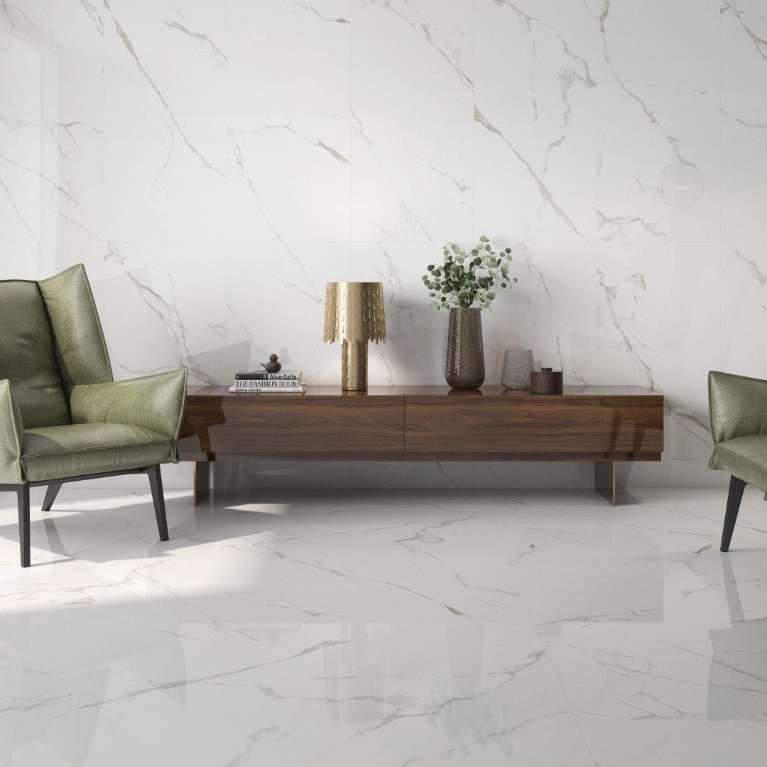 Pavimento Gres Porcellanato Effetto Marmo 60x60 cm Rettificato | Pamesa Castello Oro
