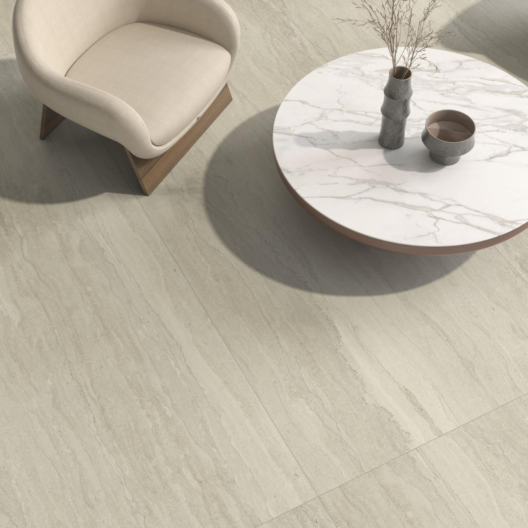 Pavimento Gres Porcellanato Effetto Marmo 90x90 cm Rettificato | Pamesa Dorset Blanco