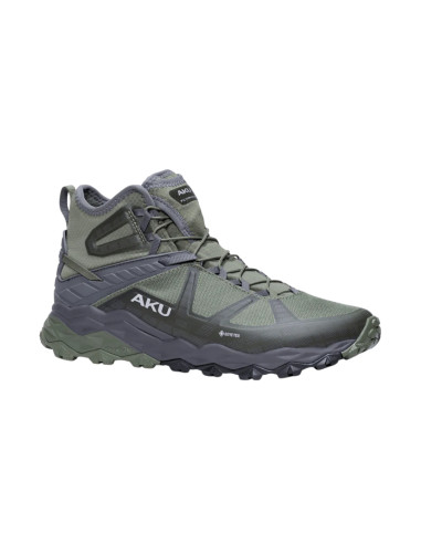 Scarponcino Verde Grigio Fast Hiking Impermeabile | Aku Flyrock Mid Gtx Scarpe da Trekking