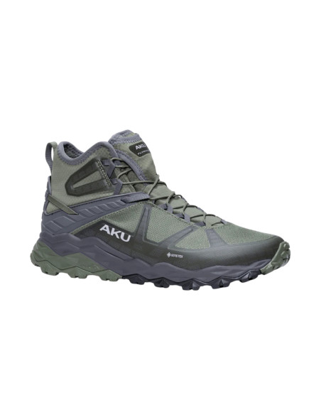 Scarponcino Verde Grigio Fast Hiking Impermeabile | Aku Flyrock Mid Gtx Scarpe da Trekking