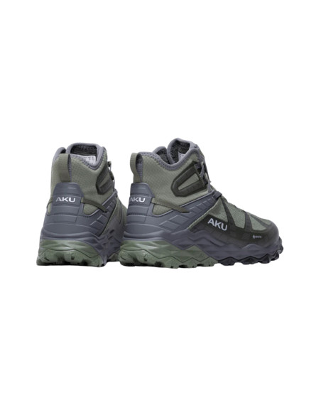 Scarponcino Verde Grigio Fast Hiking Impermeabile | Aku Flyrock Mid Gtx Scarpe da Trekking