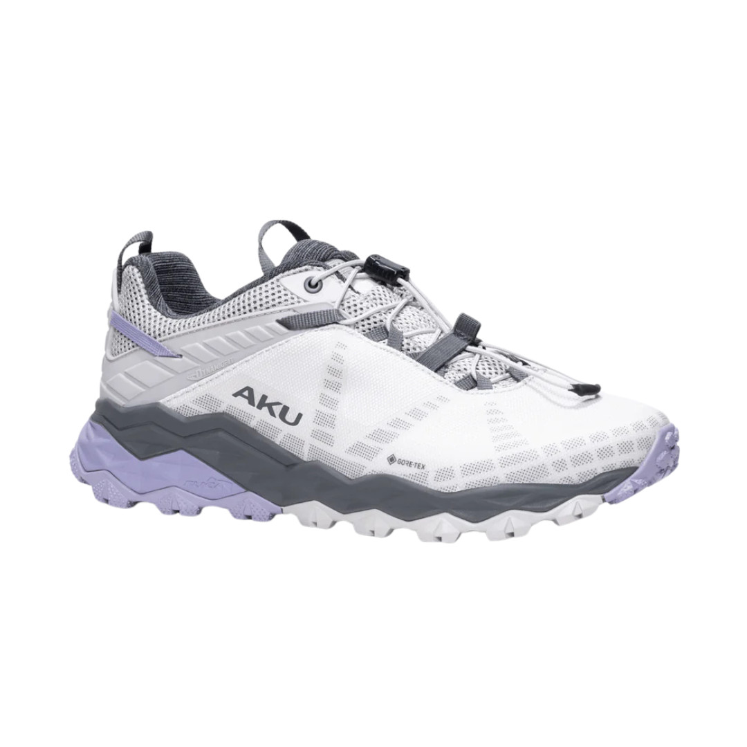 Scarpa Grigio Chiaro Viola Fast Hiking Donna | Aku Flyrock Gtx WS