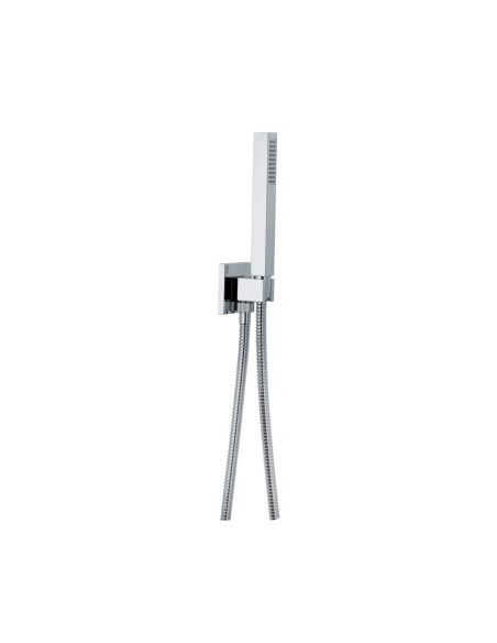 Set Doccia 25x25 cm Acciao Inox 4 Pz Quadro | Bongio Set Doccia