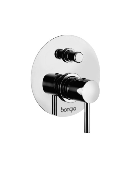 Set Doccia Diametro 25 cm Acciaio Inox 4 Pz Rotondo | Bongio Set Doccia