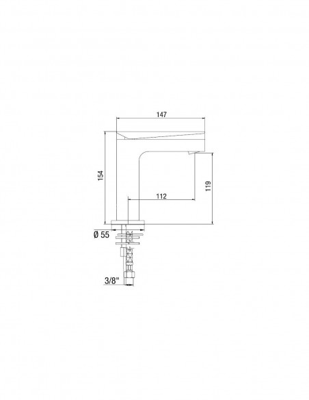 Miscelatore Lavabo | Jacuzzi Rubinetteria Beam Rubinetteria Lavabo Bagno