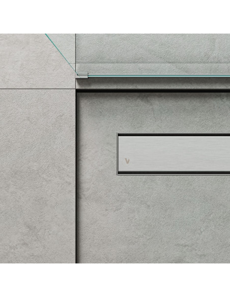 Canalina Doccia Acciaio 60 cm | Vanita Docce Rettangolare Inox Canaline