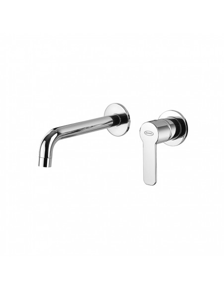 Miscelatore Lavabo A Parete | Jacuzzi Rubinetteria Eolo Rubinetteria Lavabo Bagno