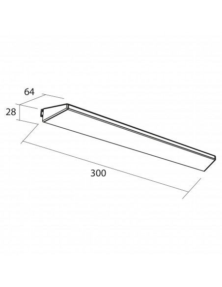 Applique 308 Luce Bianca Led | Salgar Boreal Applique