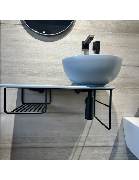 Composizione da Bagno Sospeso Bluette | Globo Opi Tile Arredo Composizione per Bagno