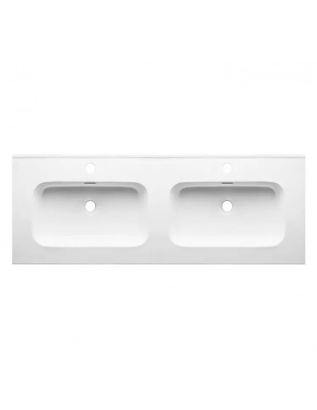 Doppio Mobile da Bagno Sospeso 120 cm Lavabo Incluso Rovere Caledonia | Salgar Noja Mobili Sospesi