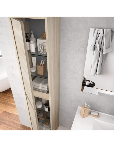 Colonna da Bagno 30x140 cm Rovere Caledonia | Salgar Noja Colonne da Bagno