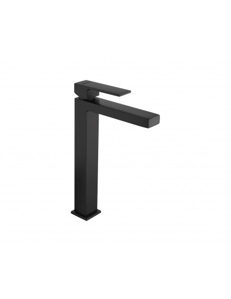 Miscelatore Lavabo Alto Nero Opaco | Jacuzzi Rubinetteria Twinkle Yo Rubinetteria Lavabo Bagno