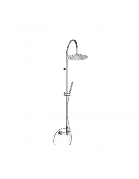 Colonna Doccia Con Miscelatore Ø 20 cm | Jacuzzi Rubinetteria Eolo Colonna Doccia