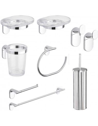 Set Accessori Bagno 8 PZ | Metaform Zero Set Completi