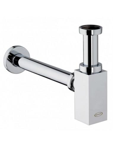 Sifone Alto Cromato Lavabo Quadro | Jacuzzi Rubinetteria Pilette e Sifoni