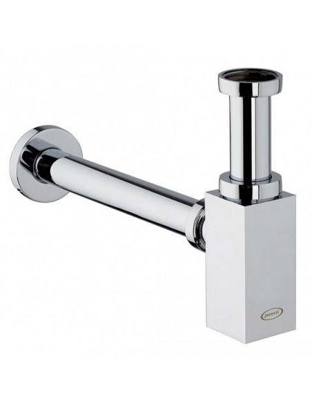Sifone Alto Cromato Lavabo Quadro | Jacuzzi Rubinetteria Pilette e Sifoni