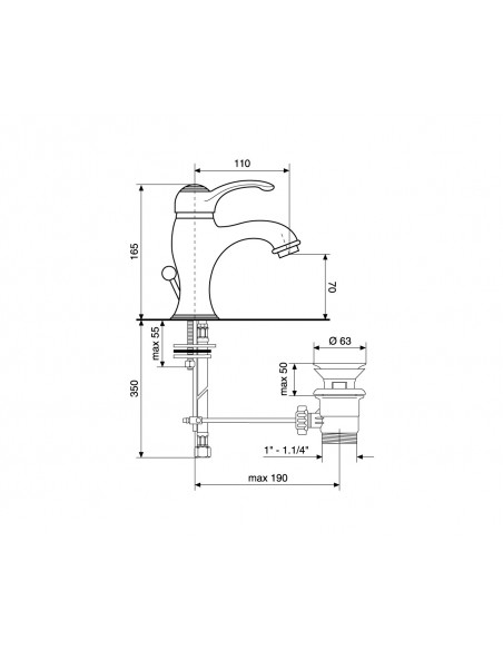 Miscelatore Lavabo | Emmevi Harmony Rubinetteria Lavabo Bagno