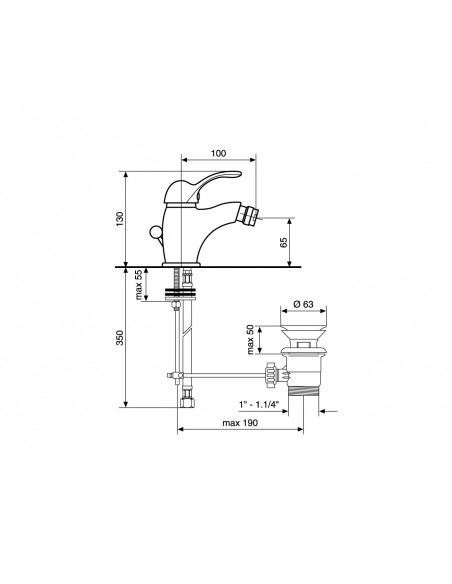 Miscelatore Bidet | Emmevi Melody Rubinetteria Bidet Bagno