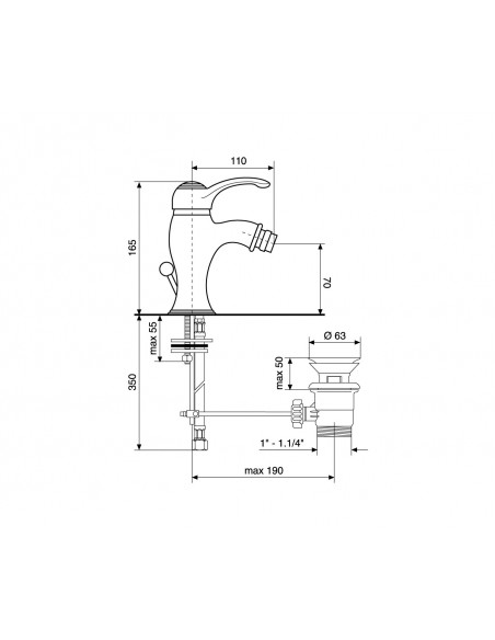 Miscelatore Bidet | Emmevi Harmony Rubinetteria Bidet Bagno