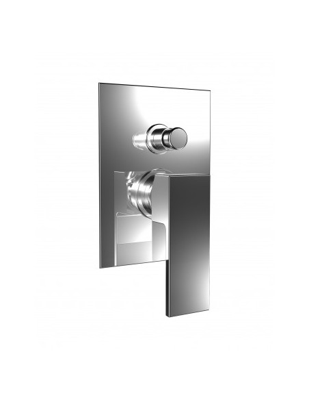 Set Doccia Acciao Inox 4 Pz Quadro | Bongio Set Doccia