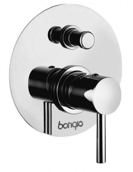 Set Doccia Acciaio Inox 4 Pz Rotondo | Bongio Set Doccia